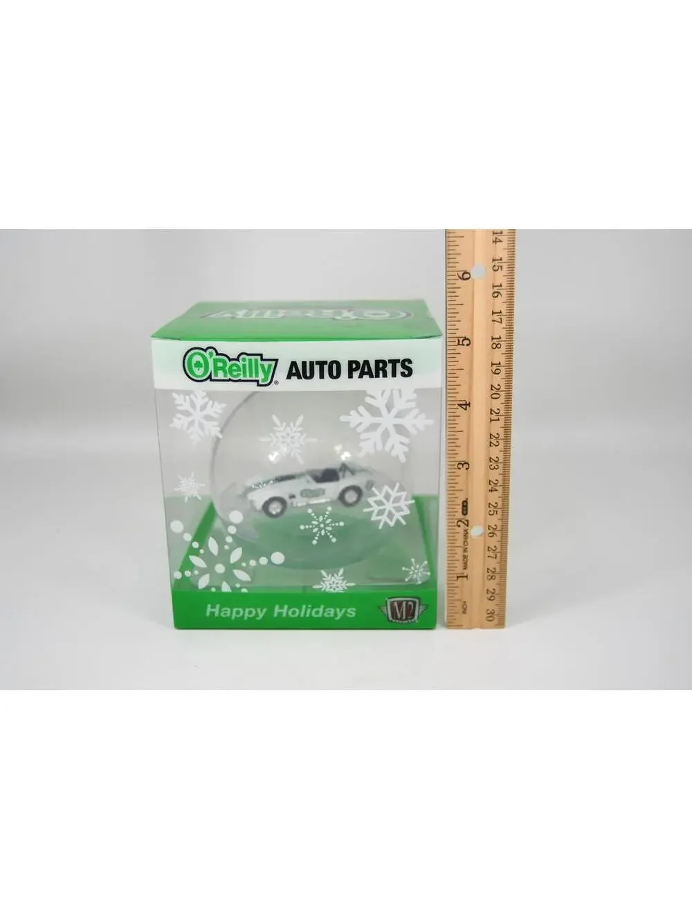 M2 Machines O'Reilly Auto Parts 2025 Christmas Ornament 1965 Shelby 427 Cobra